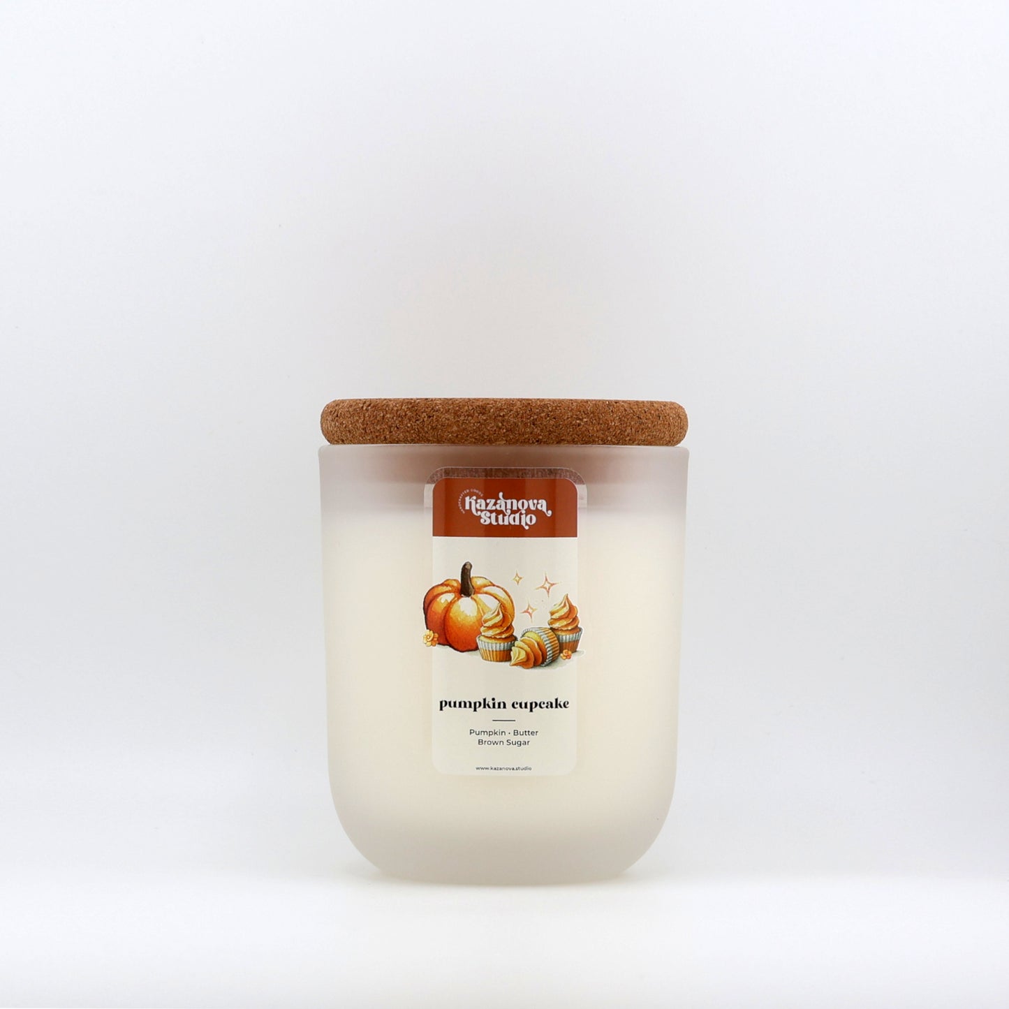 Pumpkin Cupcake Candle